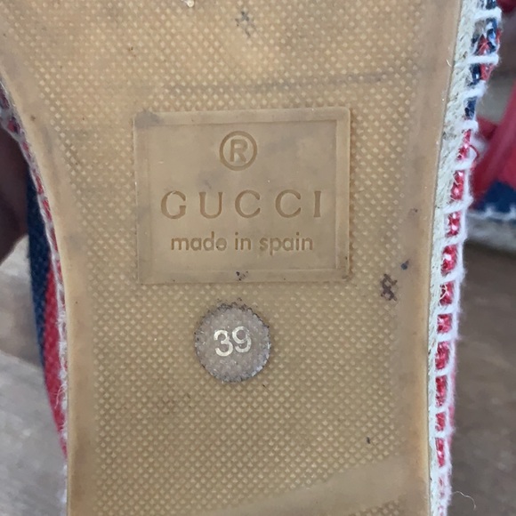 💯 Authentic GUCCI Espadrilles With Box Size 39 - Picture 11 of 17